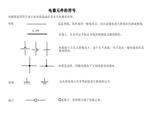 电器元件符号及电路图