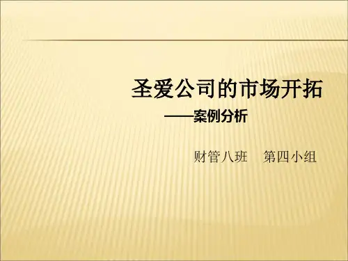 2019-2020年人教统编圣爱公司案例分析幻灯片