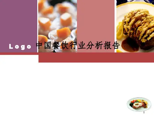 中国餐饮行业分析参考PPT
