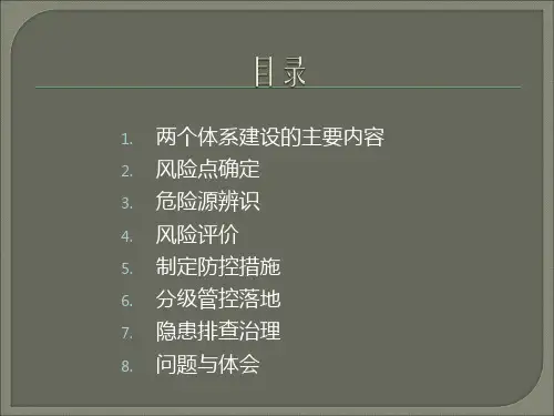 2019 双重预防体系建设培训课件 (新)