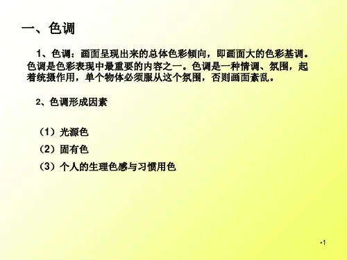色彩变调练习