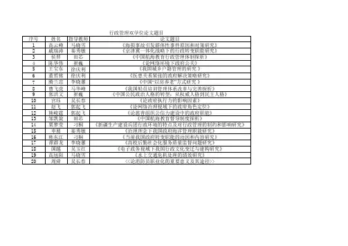 双学位论文题目.xls