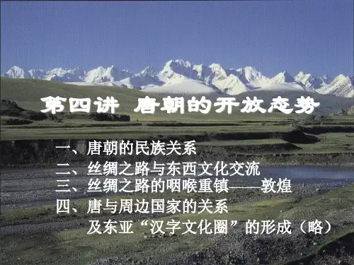 04中国古代史课件·唐朝的开放态势