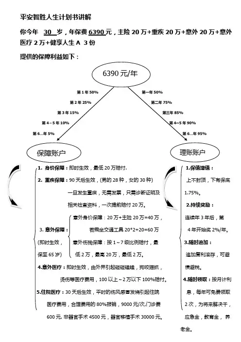 平安智胜人生计划书讲解