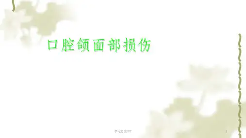 口腔颌面部损伤课件