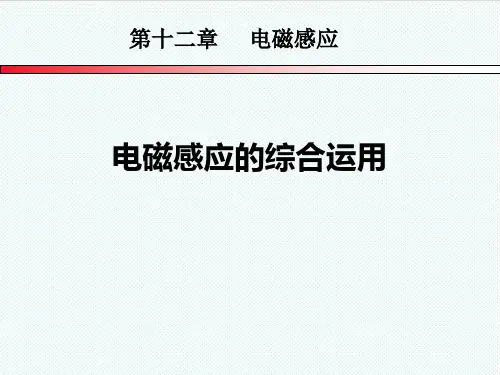 高二物理 电磁感应的综合运用精华课件 精品