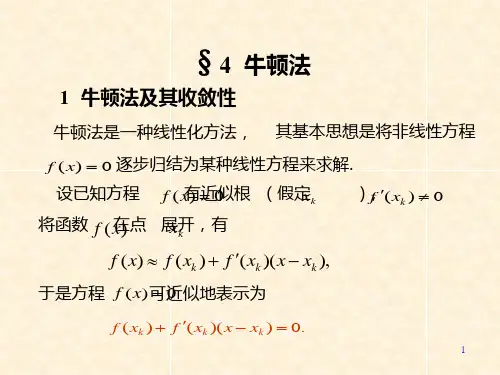 第5章4节牛顿法