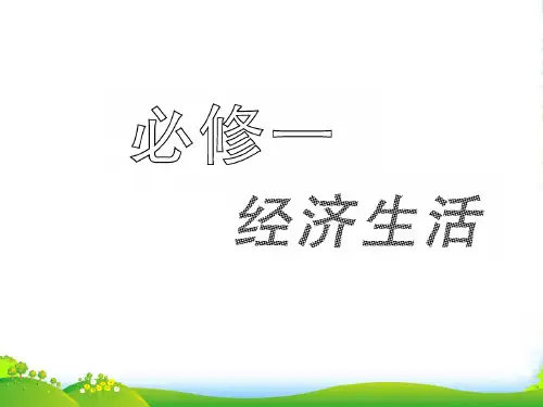 高三政治一轮复习 经济生活第七课个人收入的分配课件 人民必修1
