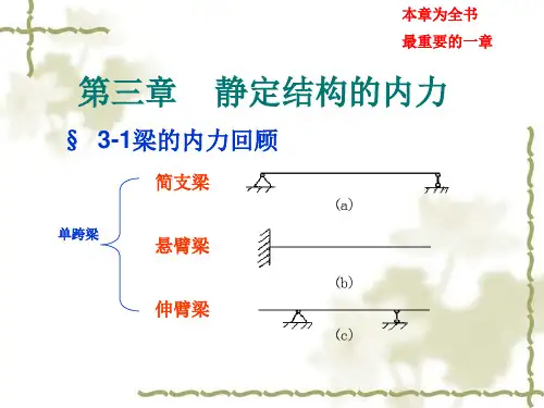 分段叠加法作弯矩图