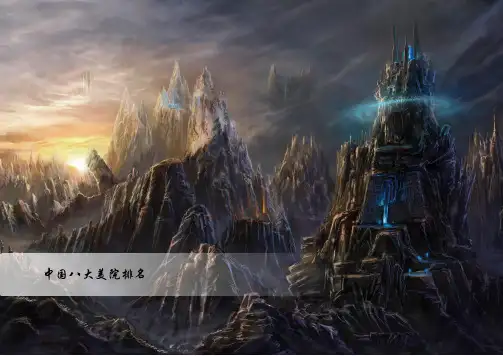 中国八大美院排名