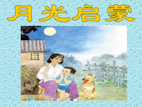 18《月光启蒙》第二课时ppt