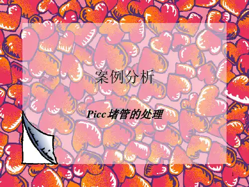 picc堵管案例分析ppt课件