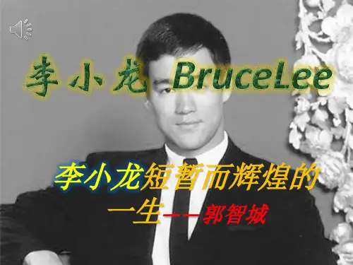 李小龙简介PPT