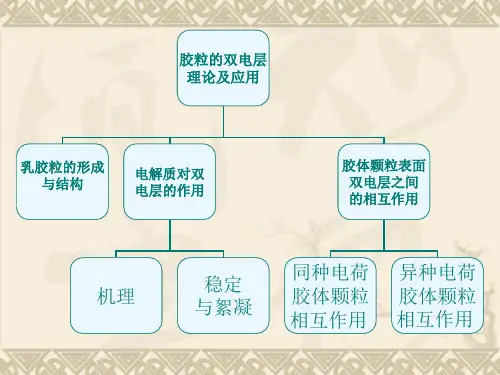 胶粒的双电层理论