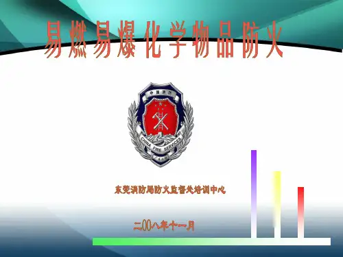 易燃易爆化学物品防火