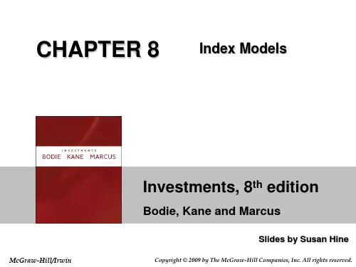 Chap008 Index Models  博迪投资学课件