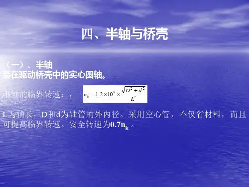 驱动桥2(半轴和桥壳)