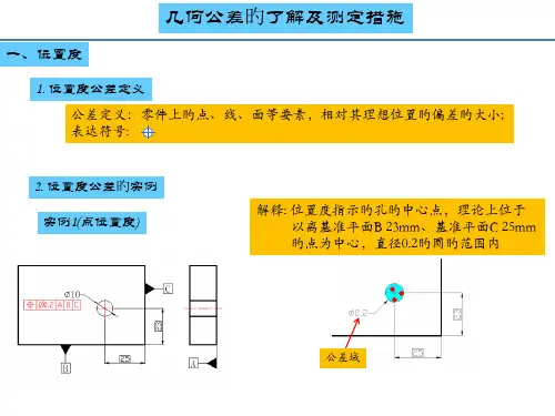 几何公差的解释及测定方法