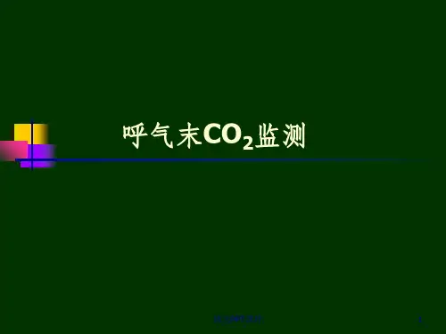 呼气末CO2监测ppt课件 (2)