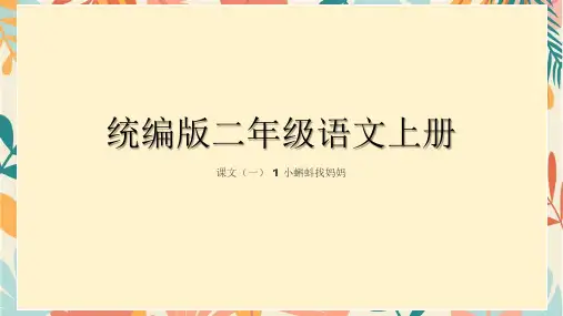 小蝌蚪找妈妈ppt课件