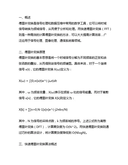 编程实现快速傅里叶变换(fft)