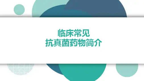 临床常见抗真菌药物简介