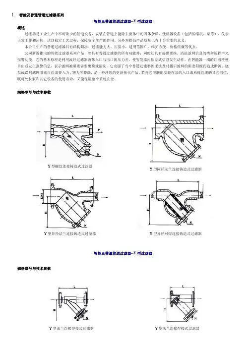 各种过滤器样本(南通飞特尔)