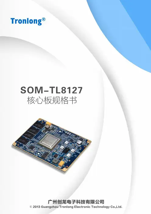 基于TI达芬奇系列TMS320DM8127浮点DSP C674x + ARM Cortex-A8高性能视频处理器工业核心板规格书