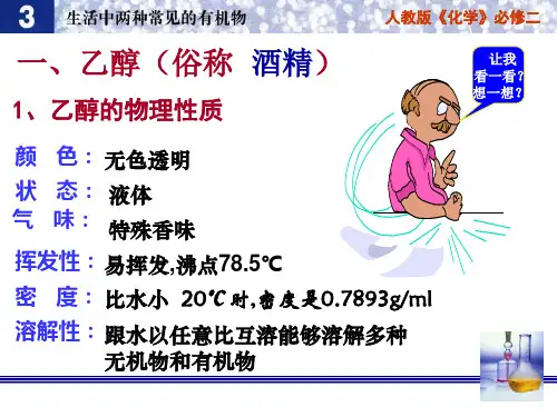 乙醇的性质复习ppt课件