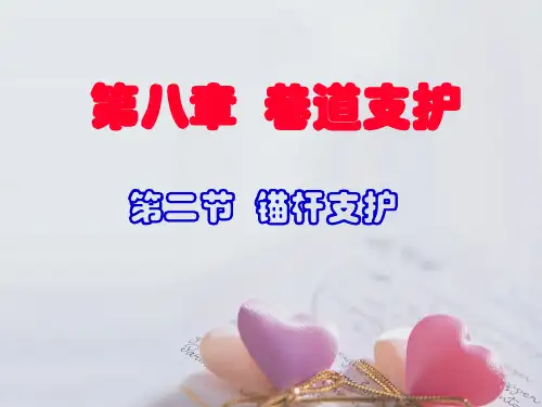 第二节 锚杆支护.