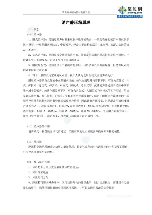 消声静压箱原理_secret