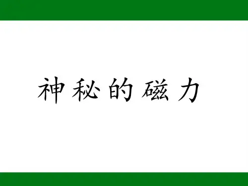 湘科版二年级下册科学神奇的磁铁(课件共25张)
