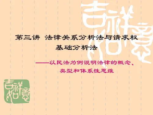 法律关系分析法与请求权基础分析法讲解
