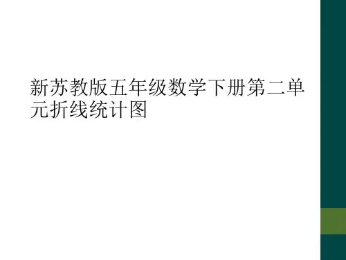 新苏教版五年级数学下册第二单元折线统计图