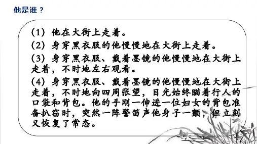 细节描写课件