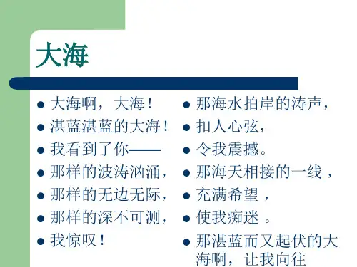 中国最大的海洋渔业基地PPT精品文档25页