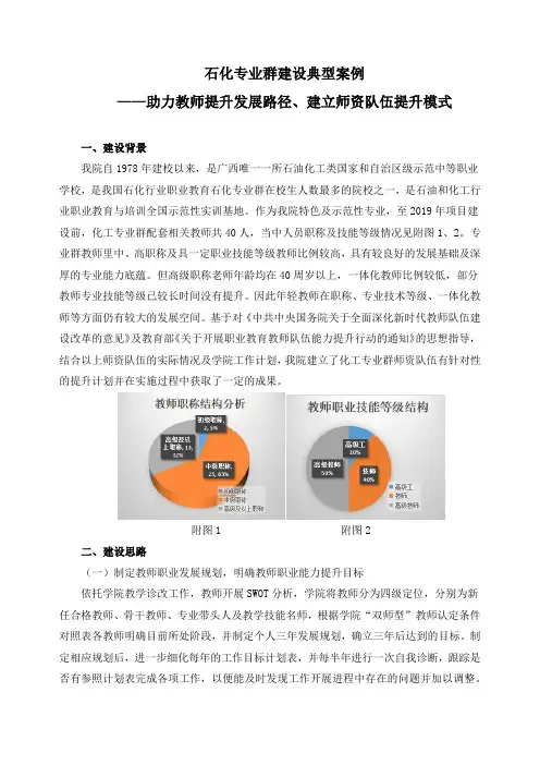 石化专业群建设典型案例
