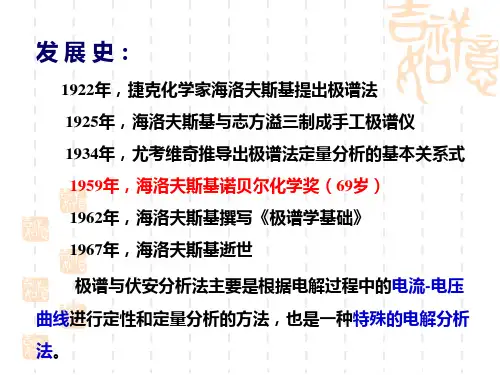 第十二章伏安法与极谱法ppt课件