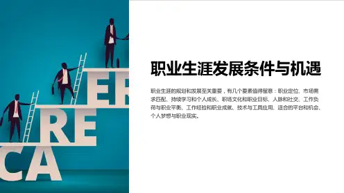 职业生涯发展条件与机遇