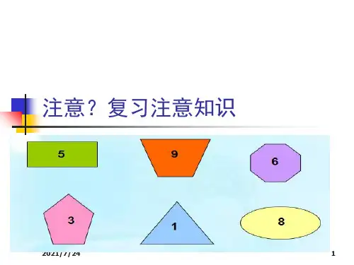 第六章-注意与运动技能的控制PPT课件