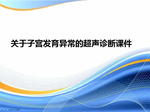 子宫发育异常的超声诊断课件课件