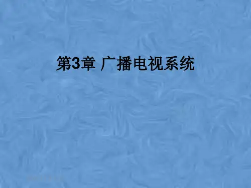 第3章-广播电视系统