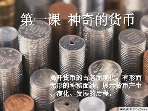 高中政治 (经济生活)揭开货币的神秘面纱课件 新人教版必修1