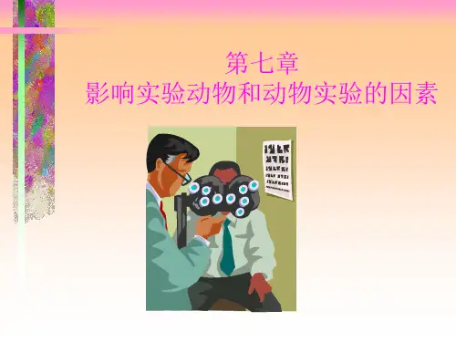 动物实验影响因素