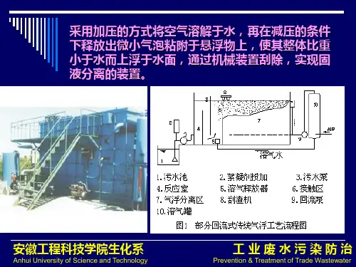 压力溶气气浮系统的设计共45页文档