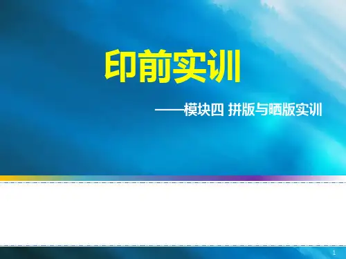 职中专业课职中其它专业(印刷)通用黄余海小榄建斌技