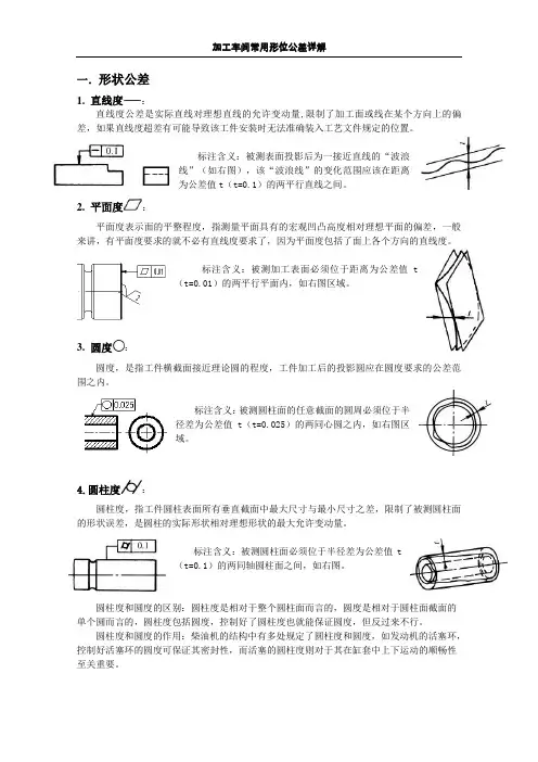 形位公差特征符号全解