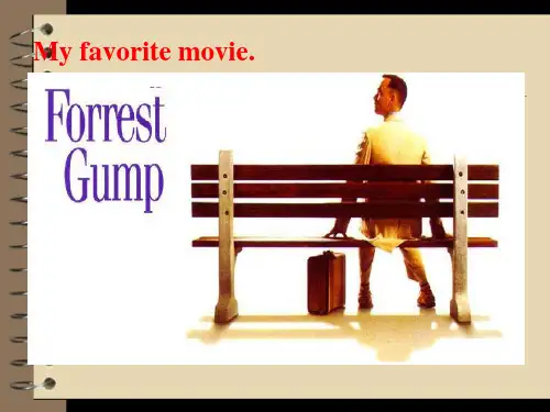 高中英语课前分享PPT我最爱的电影《阿甘正传》My favorite movie