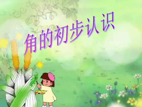 (赛课课件)人教版二年级上册数学《角的初步认识》 (共12张PPT)