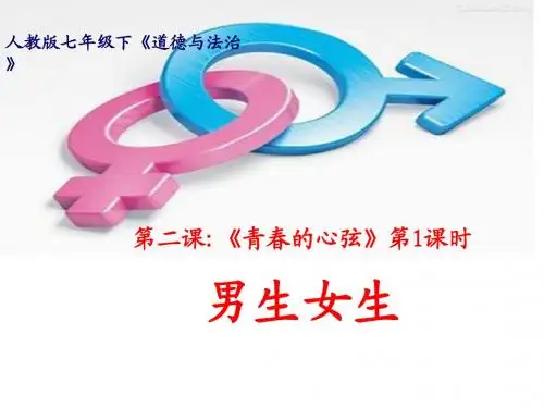 人教版《道德与法治》七年级下册：2.1 男生女生 课件(共19张PPT)